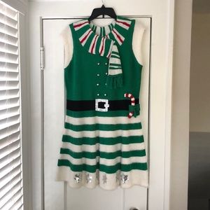 Elf sweater dress
